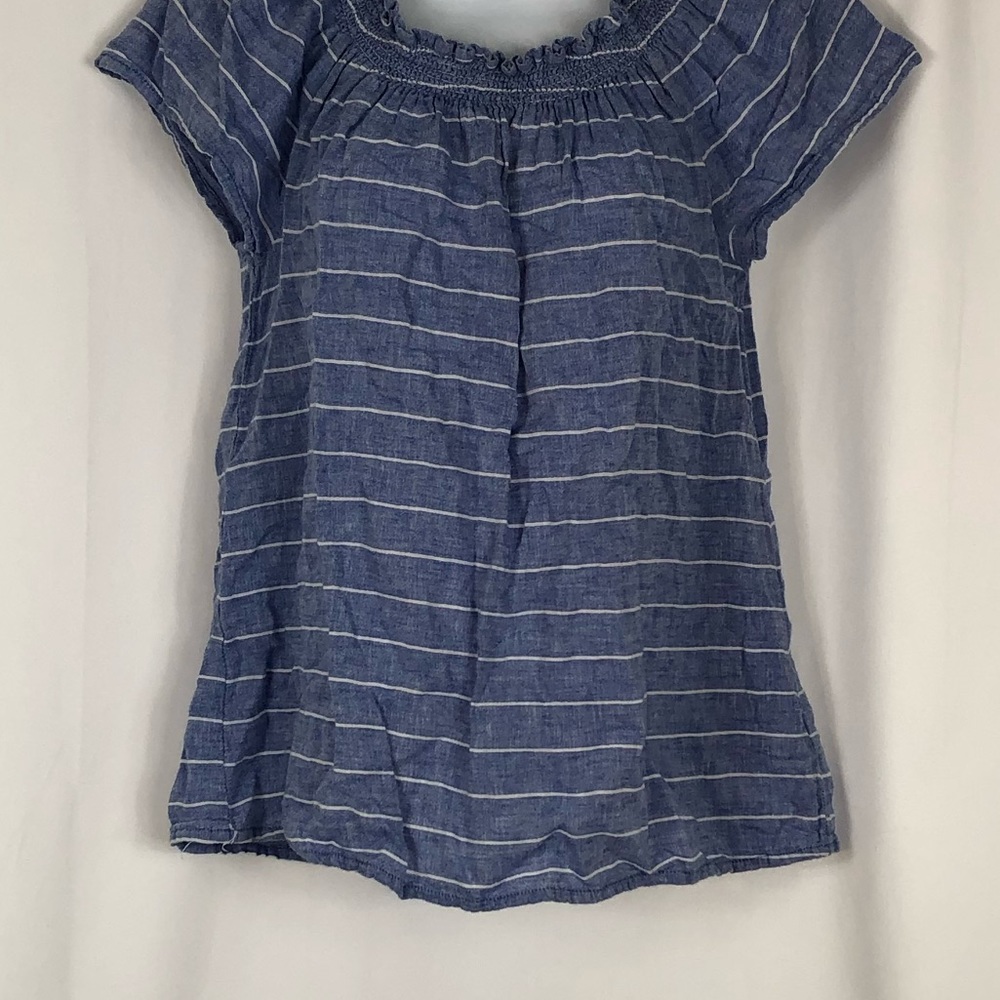 BeachLunchLounge Line/Cotton short sleeve top S - Picture 13 of 14